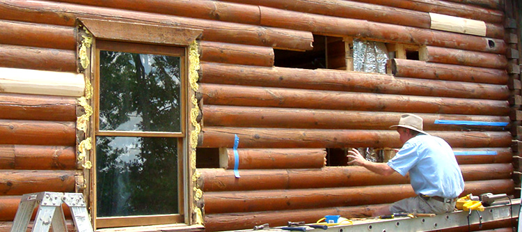 Log Home Repair Bulloch County, Georgia