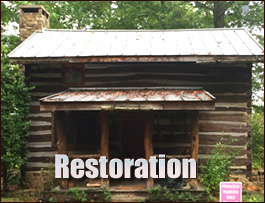 Historic Log Cabin Restoration  Bulloch County, Georgia